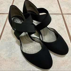 LifeStride Darcy Wedge Pumps, black, women’s size 7